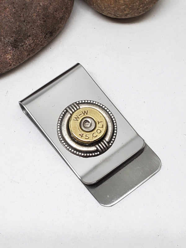 Brass Bullet Money Clip - 45 COLT - Men's Accessories - SureShot