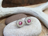 Breast Cancer Awareness PINK Bullet Earrings - Bullet Studs