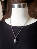 45 Auto Crystal Orb Bullet Necklace