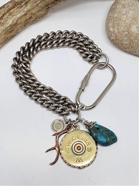 Shotshell Winged Winder Key Necklace - Steampunk Style - Bullet Jewelry –  SureShot Jewelry