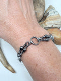 Gunmetal Barrel Swivel Link Unisex Fishing Bracelet