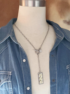 Triple 32 Auto Rectangle Y Style Toggle Bullet Necklace from SureShot Jewelry - Shotshell & Bullet Designs