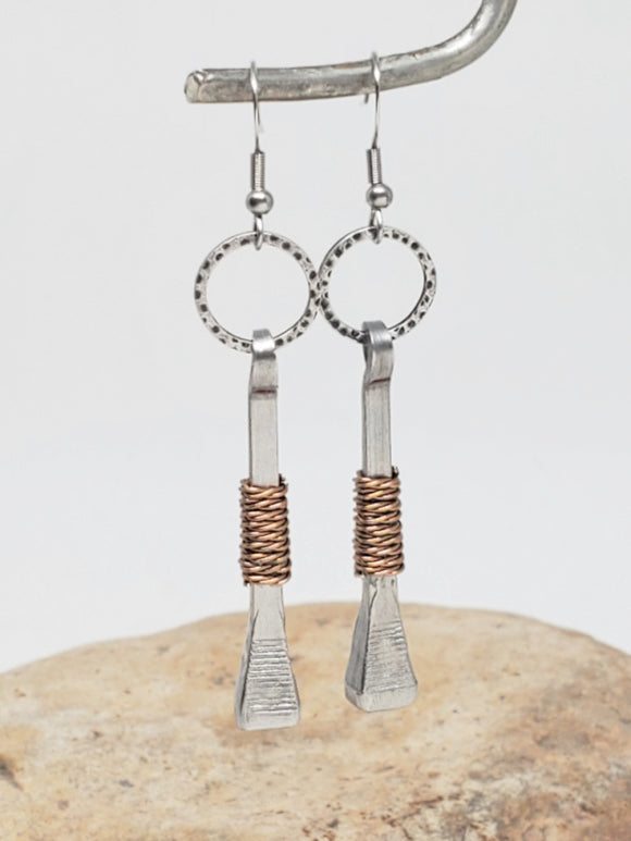 Horseshoe Nail Earrings