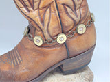 20 Gauge Brass Boot Bracelet