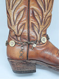 20 Gauge Brass Boot Bracelet