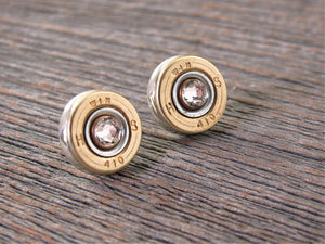 410 Gauge Shotshell Stud Bullet Earrings