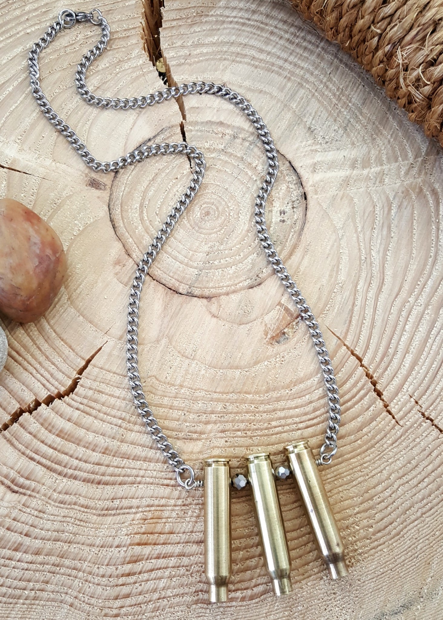 Triple Threat .223 Rifle Casing Bullet Necklace – SureShot Jewelry